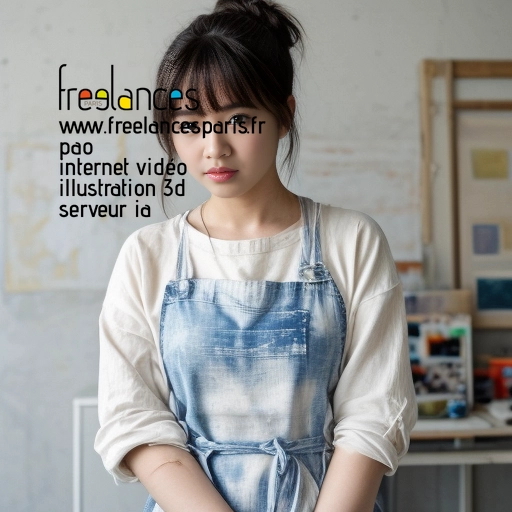 Pao internet vidéo illustration 3d serveur intelligence générative freelance paris studio de création OE1I94P0